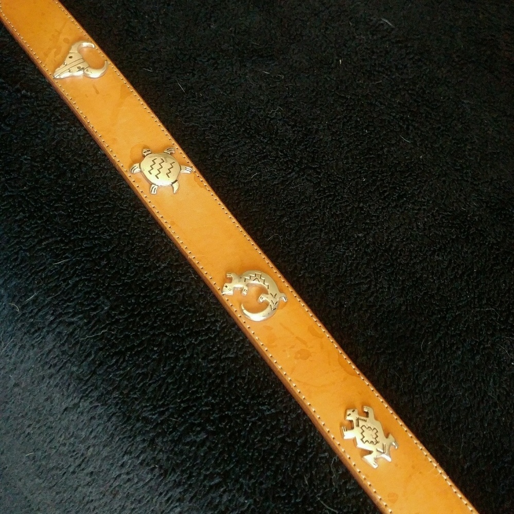 Vintage Genuine Leather Desert Belt